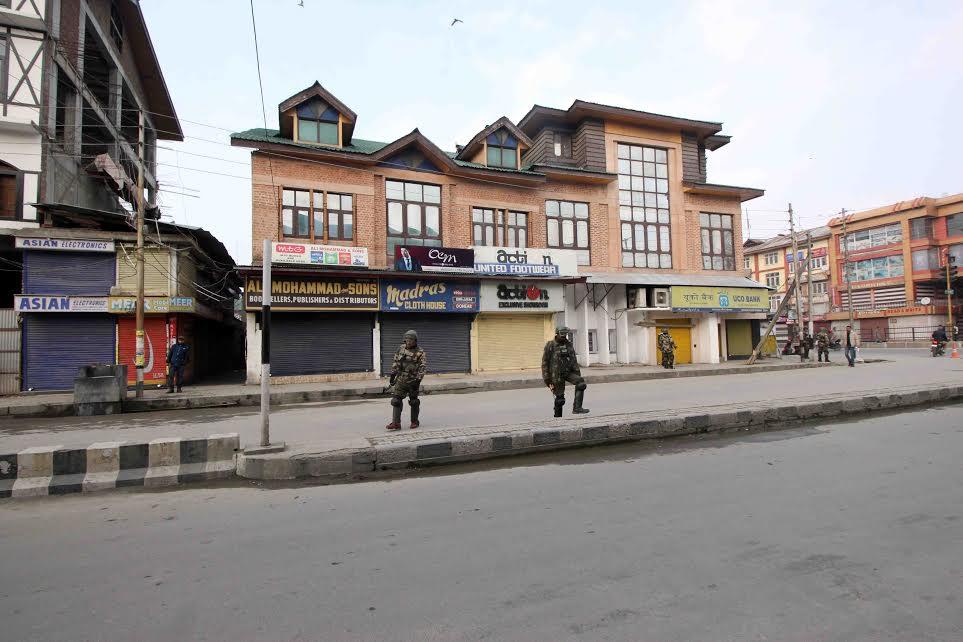 Kashmir observes shutdown against students’ killings in Pulwama